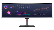 Monitor Lenovo ThinkVision P49w-30, 49'' IPS, DQHD (5120x1440), Anti- glare, 32:9, Curvature: 3800R, Brightness: 350 nits, Contr