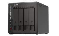 NAS QNAP 453E 4-Bay, CPU Intel Celeron J6412 4-core/4-thread processor, burst max. 2.6 GHz, RAM 8 GB DDR4 onboard not expandable - 1