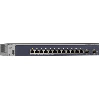 Netgear 12x 10/100/1000 with 2 fiber SFP (IPv4/IPv6 L2+ with IPv4 L3 static routing, M4100-D12G) - 1