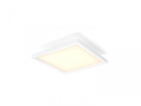 Panou LED Philips Hue Aurelle SQ, Bluetooth, 19W, 1940 lm, lumina alba (2200-6500K), IP20, 30cm, Aluminiu, Alb, Intrerupator cu - 1