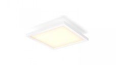 Panou LED Philips Hue Aurelle SQ, Bluetooth, 19W, 1940 lm, lumina alba (2200-6500K), IP20, 30cm, Aluminiu, Alb, Intrerupator cu