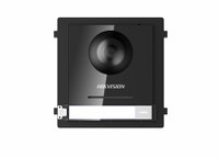 Panou videointerfon modular de exterior Hikvision DS-KD8003-IME1/EU 1 xbuton apelare, camera video wide angle 180° Fish eye 2MP - 2