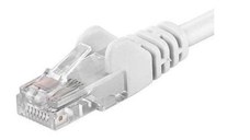 Patchcord UTP RJ45-RJ45 Cat.6 0.25m alb, UTP-6-0.25-W, pachcord din cupru