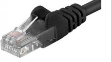 Patchcord UTP RJ45-RJ45 Cat.6 2m negru,UTP-6-2-BK, pachcord din cupru