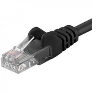 Patchcord UTP RJ45-RJ45 Cat.6 2m negru,UTP-6-2-BK, pachcord din cupru - 1