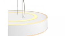 Pendul LED Philips Hue Enrave, Bluetooth, 33.5W, 4300 lm, lumina alba (2200-6500K), IP20, 42.5cm, Alb, Intrerupator cu variator