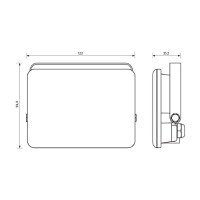 Proiector LED Vivalux RICH, 20W, 230V, 1800 lm, lumina rece (6400K), 110°, IP65, 122x95x36mm, 20000h, aluminiu, -25÷+40°C, Negru - 3