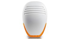 Sirena de alarma pentru exterior, Venitem HEMA L MW Matt white, design Italia, security grade 3, nivel acustic 110dB carcasa ABS