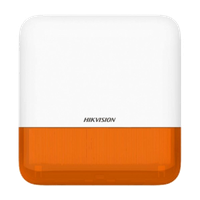 Sirene de exterior wireless AXPRO Hikvision DS-PS1-E-WE(Orange Indicator), frecventa de operare: 868 MHz, comunicare bidirection - 1