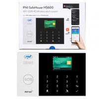 Sistem de alarma wireless PNI SafeHouse HS600 Wifi GSM 4G, suporta 90 zone wireless si 3 zone cu fir, compatibil cu aplicatia Tu - 2