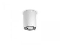 Spot LED Philips Hue Pillar, Bluetooth, GU10, 5W (50W), 350 lm, lumina alba (2200-6500K), IP20, 10.3cm, Metal, Alb, Intrerupator - 3