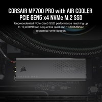 SSD CORSAIR MP700 PRO 1TB Air Cooler PCIe Gen5 x4 NVMe 2.0 M.2 - 20