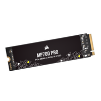 SSD CORSAIR MP700 PRO 1TB M.2 x4 NVMe 2.0 PCIe 5, max seq write 9600MB/s, max seq read 11700MB/s, black - 1