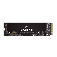 SSD CORSAIR MP700 PRO 2TB M.2 x4 NVMe 2.0 PCIe 5, max seq write 11800MB/s, max seq read 12400MB/s, black - 1
