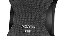 SSD Extern ADATA SD700, 1TB, Negru, USB 3.1