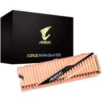 SSD Gigabyte AORUS NVMe Gen4 4.0x4, NVMe 1.3 1TB M.2 2280 Up to 5000 MB/s / Up to 4400 MB/s , up to 750k / up to 700k MTBF 1.77 - 2