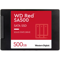 SSD NAS WD Red SA500 500GB SATA, 2.5", 7mm, Read/Write: 560/530 MBps, IOPS 95K/85K, TBW: 350 - 1