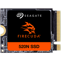 SSD SEAGATE FireCuda 520N 1.024TB M.2 2230-S2 PCIe Gen4 x4 NVMe 1.4, 3D TLC, Read/Write: 4800/4700 MBps, IOPS 800K/900K, Rescue - 1