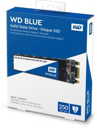 SSD WD Blue, 250GB, M.2 2280 - 1