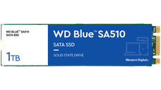 SSD WD Blue SA510 1TB SATA, M.2 2280, Read/Write: 560/520 MBps, IOPS 90K/82K, TBW: 400