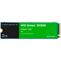 SSD WD Green SN350 2TB M.2 2280 PCIe Gen3 x4 NVMe QLC, Read/Write: 3200/3000 MBps, IOPS 500K/450K, TBW: 100 - 1