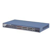 Switch 24 porturi Hikvision DS-3E1326P-EI, L2, Smart Managed, 24 × 100 Mbps PoE RJ45 ports si 2 × gigabit combos, Putere PoE 370 - 1