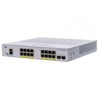 Switch CISCO CBS250-16P-2G, 16 PORTURI 10/100/1000, 2 x SFP, POE 120w, Buffer: 1.5 Mb, Flash 256Mb, CPU: 800 MHz ARM , DRAM: 51 - 1