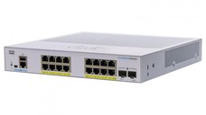 Switch CISCO CBS250-16P-2G, 16 PORTURI 10/100/1000, 2 x SFP, POE 120w, Buffer: 1.5 Mb, Flash 256Mb, CPU: 800 MHz ARM , DRAM: 51