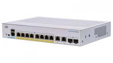 Switch CISCO CBS250-8P-E-2G, 8 PORTURI 10/100/1000, 2 x SFP, POE 60w, Buffer: 1.5 Mb, Flash 256Mb, CPU: 800 MHz ARM , DRAM: 512