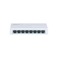 Switch Dahua 8 porturi Unmanaged, PFS3008-8ET-L, Interfata: 8 x 10/100 Mbps, Capacitate: 1.6 Gbit, Packet Forwarding Rate: 1.190 - 1