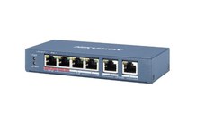 Switch Hikvision DS-3E0106HP-E, 4-port, HiPoE