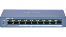 Switch Hikvision DS-3E0109P-E©, 8-port, PoE