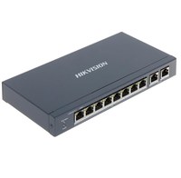 Switch Hikvision DS-3E0310P-E/M, 8-port, PoE - 1