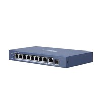 Switch Hikvision DS-3E0510P-E, 8-port, PoE - 1