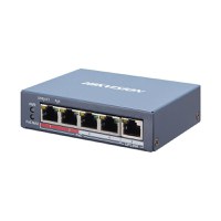 Switch Hikvision DS-3E1105P-EI, 4-port, PoE - 1