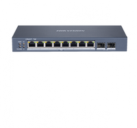 Switch Hikvision DS-3E1510P-SI, 8-port, PoE - 1