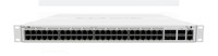 SWITCH MIKROTIK CRS354-48P-4S+2Q+RM, 48xLAN Gigabit, 4xSFP, 2x40G QSFP, POE 700W 802.3af/at, Procesor: 650 MHz, Ram: 64Mb, IP20. - 2