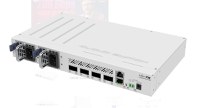 SWITCH MIKROTIK CRS504-4XQ-IN, 1 x 10/100Mbps, 4 x 100 QSFP28 , Procesor: 650 MHz, 64MB RAM, 16MB flash, dimensiuni: 320 x 185 x - 2