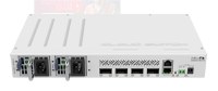 SWITCH MIKROTIK CRS504-4XQ-IN, 1 x 10/100Mbps, 4 x 100 QSFP28 , Procesor: 650 MHz, 64MB RAM, 16MB flash, dimensiuni: 320 x 185 x - 3