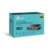 Switch TP-Link TL-SG105PE, 5 porturi Gigabit, Desktop, Easy Smart, POE, 10Gbps Capacity, porturi POE: 1-4, buget POE: 65W. - 3