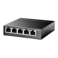 Switch TP-Link TL-SG105PE, 5 porturi Gigabit, Desktop, Easy Smart, POE, 10Gbps Capacity, porturi POE: 1-4, buget POE: 65W. - 1