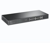 Switch TP-Link TL-SG1218MP, 18 porturi, POE, Unmanaged, Interfata: 16× PoE+ gigabit RJ45 ports, 2× gigabit non-PoE RJ45 ports, 2 - 2