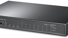 Switch TP-Link TL-SL1311MP, 8-Port 10/100Mbps + 3-Port Gigabit Desktop Switch with 8-Port PoE+, AUTO MDI/MDIX, AUTO Negotiation,