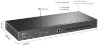 Switch TP-Link TL-SX3008F, JetStream 8-Port 10GE SFP+ L2+ Managed, 8× 10GE SFP+ Slots, 1× RJ45 Console Port, 1× Micro-USB Consol - 1