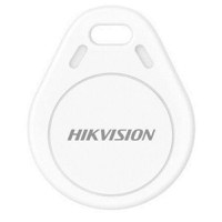 Tag mifare Hikvision DS-PT-M1, material PVC, ABS, dimensiuni: 41x32x3.5mm, culoare alba, pachet 25 bucati - 1