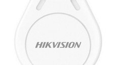 Tag mifare Hikvision DS-PT-M1, material PVC, ABS, dimensiuni: 41x32x3.5mm, culoare alba, pachet 25 bucati