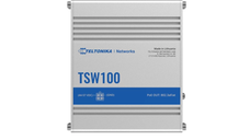 TELTONIKA INDUSTRIAL 5PORT Unmanaged POE+ Switch TSW100, Interfata: 5 x ETH ports, 10/100/1000 Mbps, supports auto MDI/MDIX cros