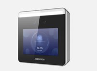 Terminal access control cu face recognition Hikvision DS-K1T331, alerta de purtare a mastilor de protectie pe fata, capacitate p - 1