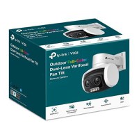 TP-LINK 4MP Outdoor Dual-Lens Pan tilt Network camera, VIGI C540V, Senzor:1/3” CMOS, 3x Mixed Zoom, Distanta focala: 4-12mm, Pan - 2