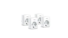 TP-Link MINI SMART WI-FI SOCKET TAPO P100 (4-PACK), Protocol: IEEE 802.11b/g/n, Bluetooth 4.2 (for onboarding only), 2.4 GHz, An